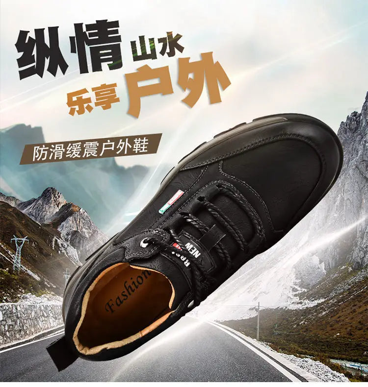 Men’s Business Casual Leather Loafers - Image 3