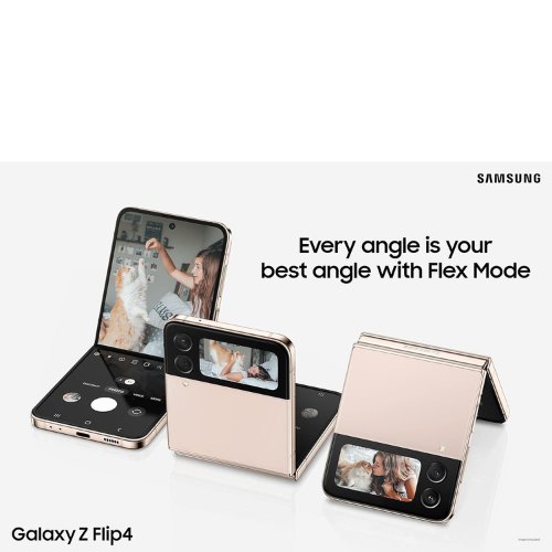 Samsung Galaxy Z Flip 4 128GB 5G - Pink Gold - Image 5