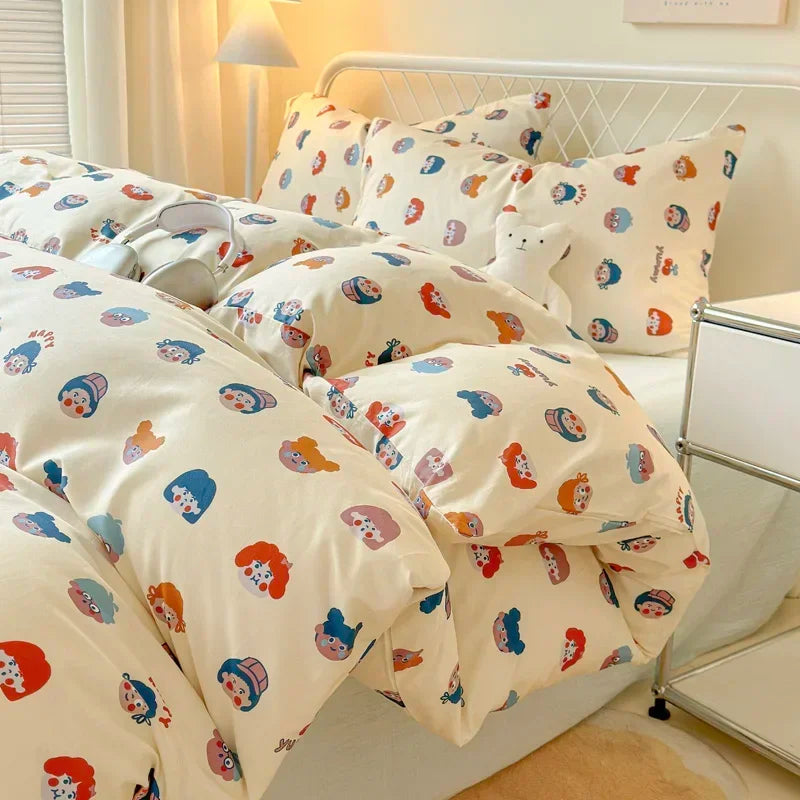 Queen Reactive Printed Bedding Set - Image 3
