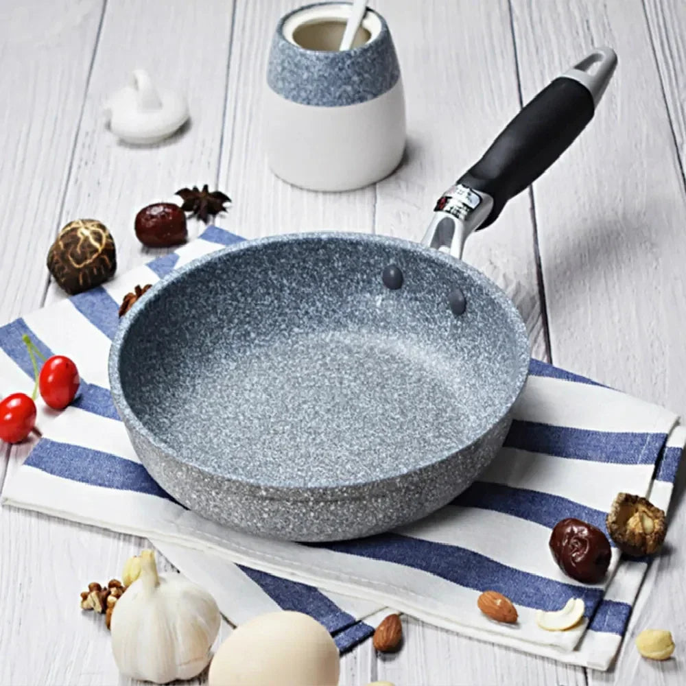 Durable Stone Frying Pan28/26/24/20cm Wok Non-stick Pan Skillet Cauldron Induction Cooker Pans Pancake Egg Gas - Image 2