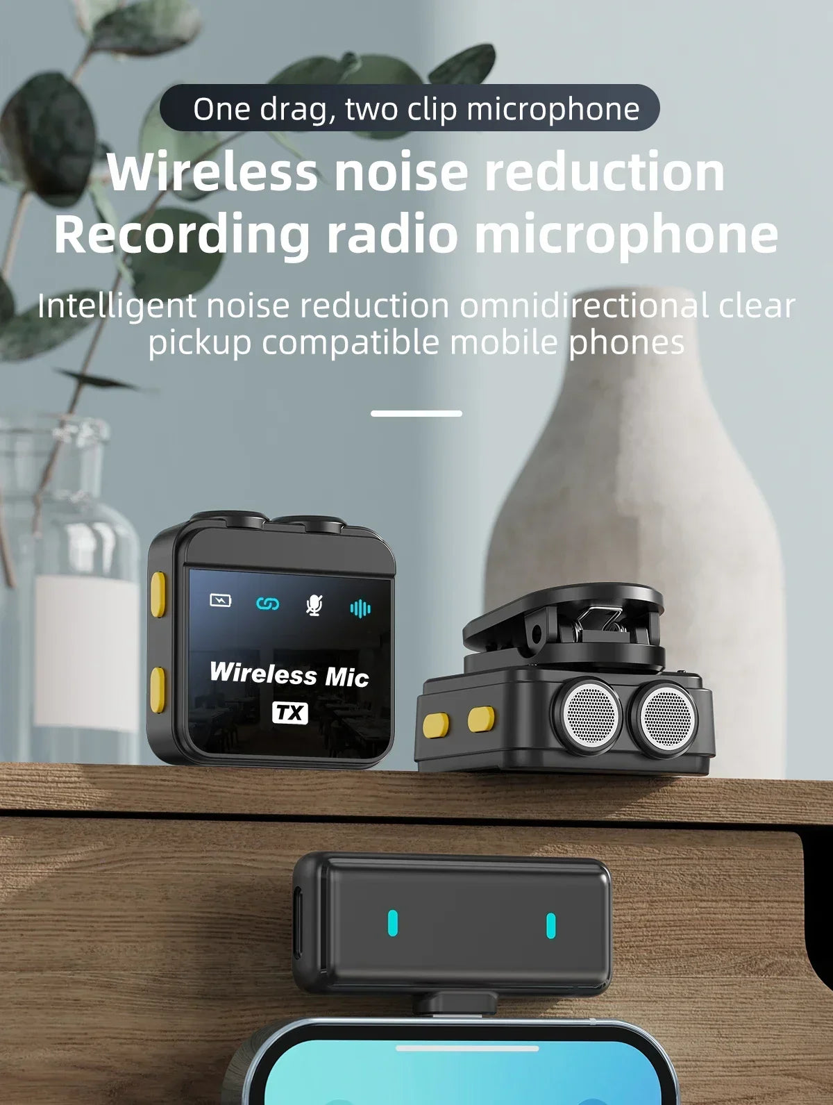 2025 Wireless Lavalier Microphone with Charging Box - Image 7