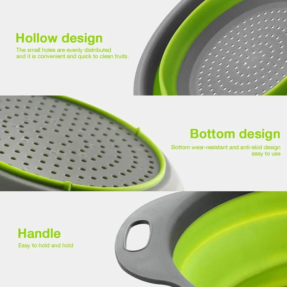 Silicone Folding Drain Basket - Image 8