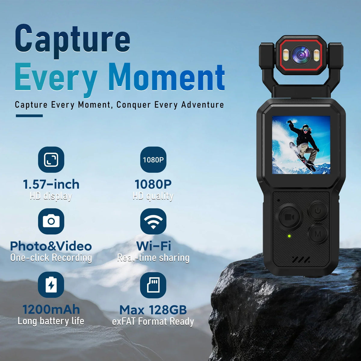 1080P Mini Portable Camera - Image 2