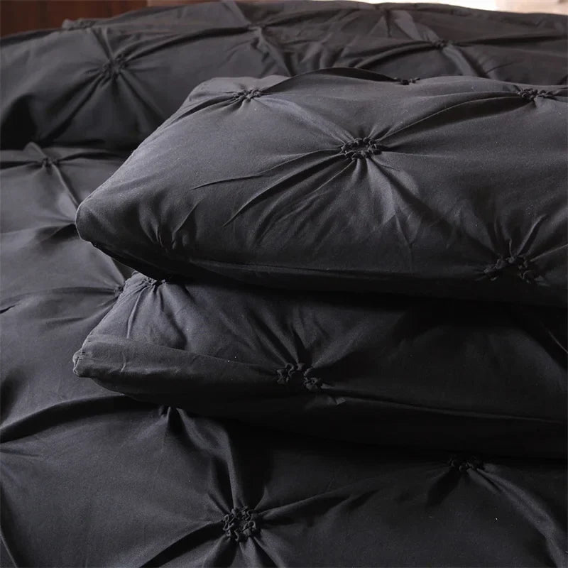3-Piece Gray Queen Duvet Cover & Pillowcases - Image 13