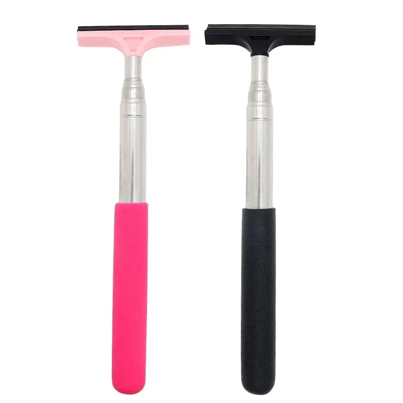 Car Rearview Mirror Wiper Cleaning Tool Auto Glass Mist Cleaner Scraper Car Accessories Handle Telescopic Window - Image 14