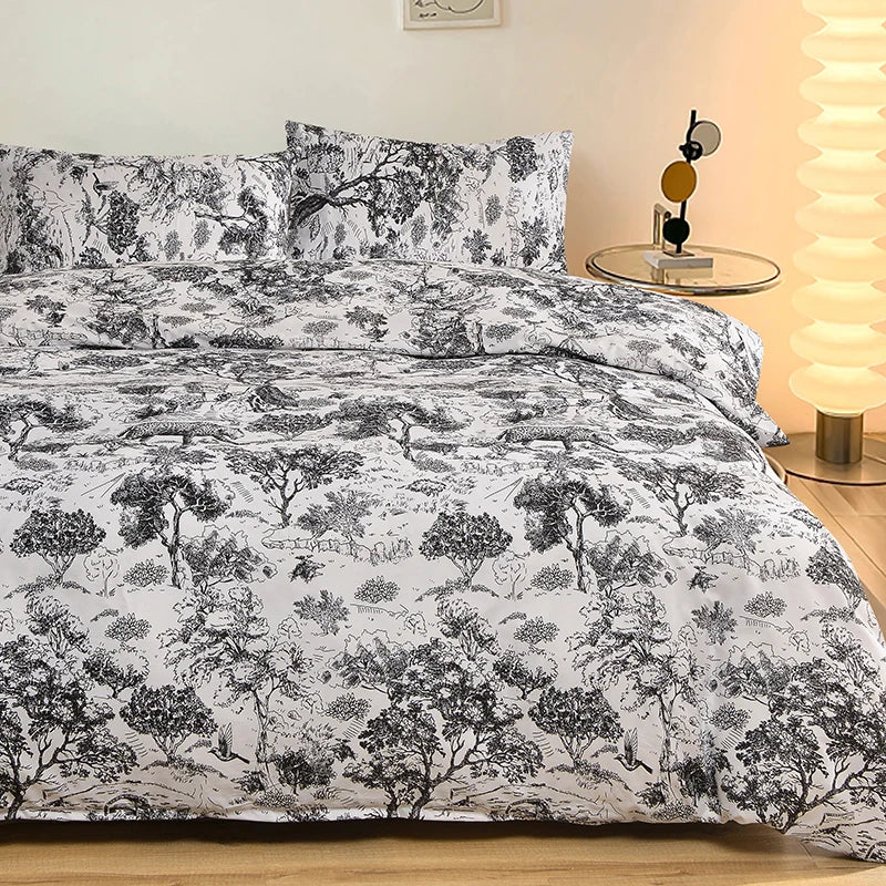 Black Marble Duvet Cover Set - Image 2