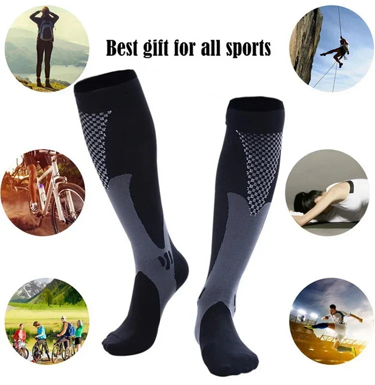 Supportive Long Socks for Sports, Travel & Everyday Comfort - Image 6