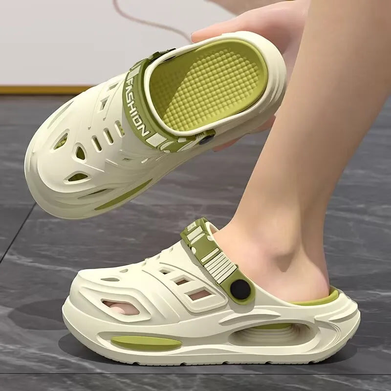 Arch Support Cushioned Slippers for Everyday Wear - green