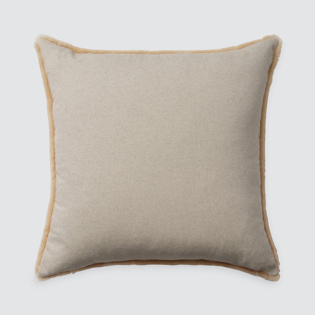 Sheepskin Pillow - Tan - Image 3