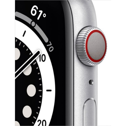 Apple Watch Series 6 44MM Silver (GPS + Cellular) - Image 2