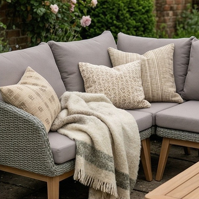 Sol 5 Seater Corner Lounge Set with Square Coffee Table - Image 7