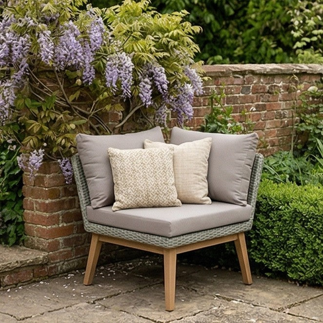 Sol 5 Seater Corner Lounge Set with Square Coffee Table - Image 5