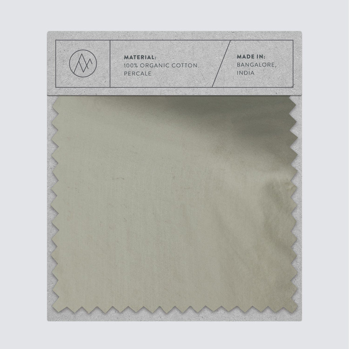 Stonewashed Organic Cotton Percale Swatches - Olive