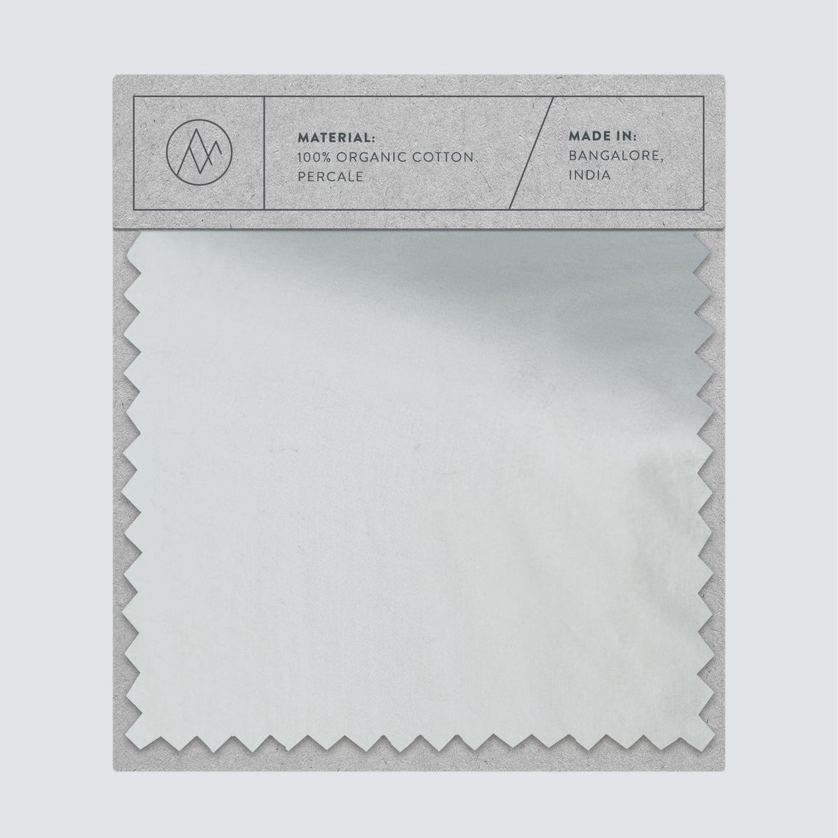 Stonewashed Organic Cotton Percale Swatches - Seaglass