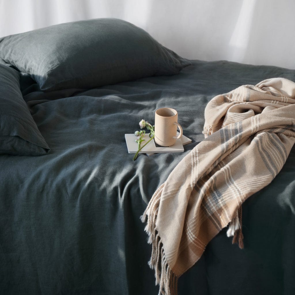 Stonewashed Linen Duvet Cover - Image 4