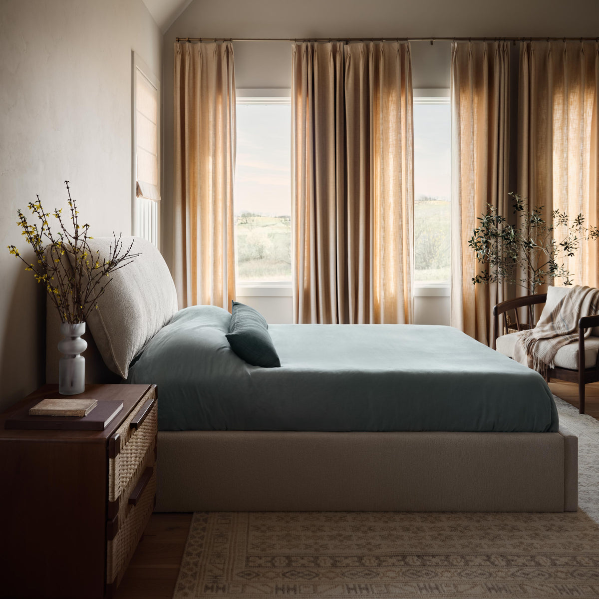 Stonewashed Linen Duvet Cover - Image 41