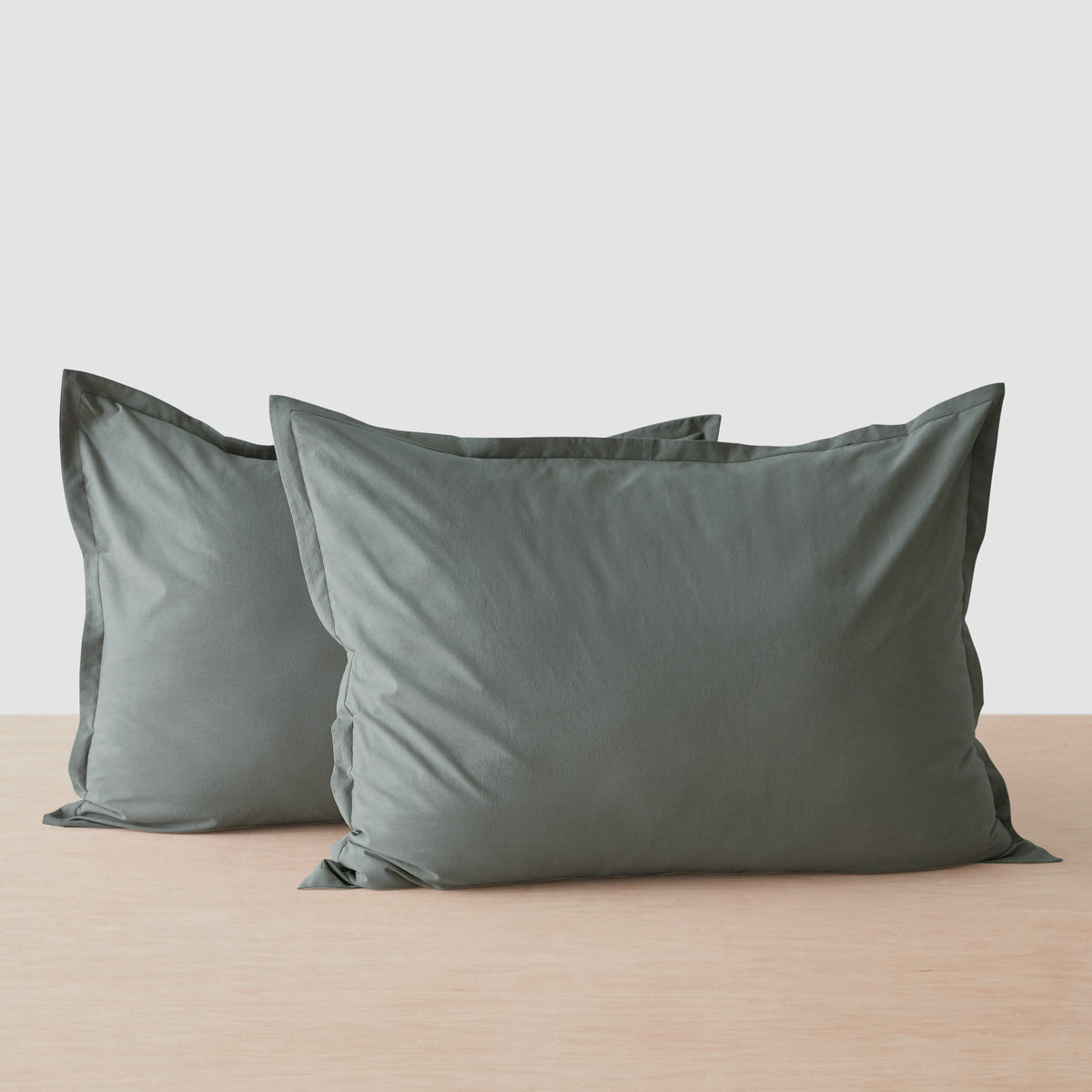 Stonewashed Organic Cotton Percale Duvet Cover - Image 15