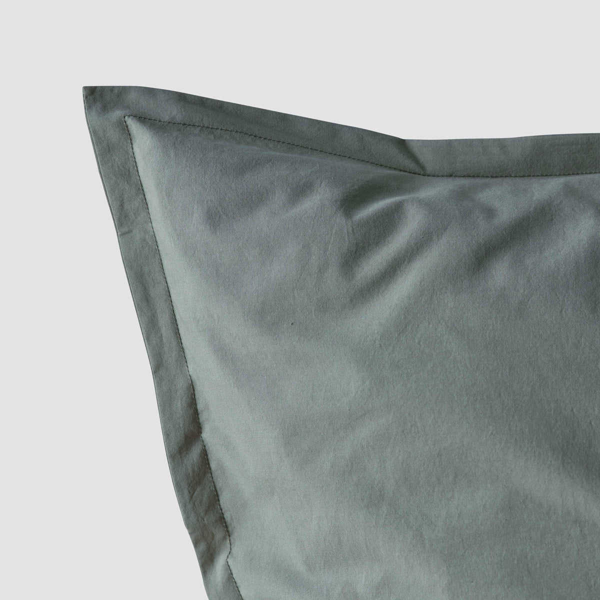 Stonewashed Organic Cotton Percale Euro Shams - Image 14