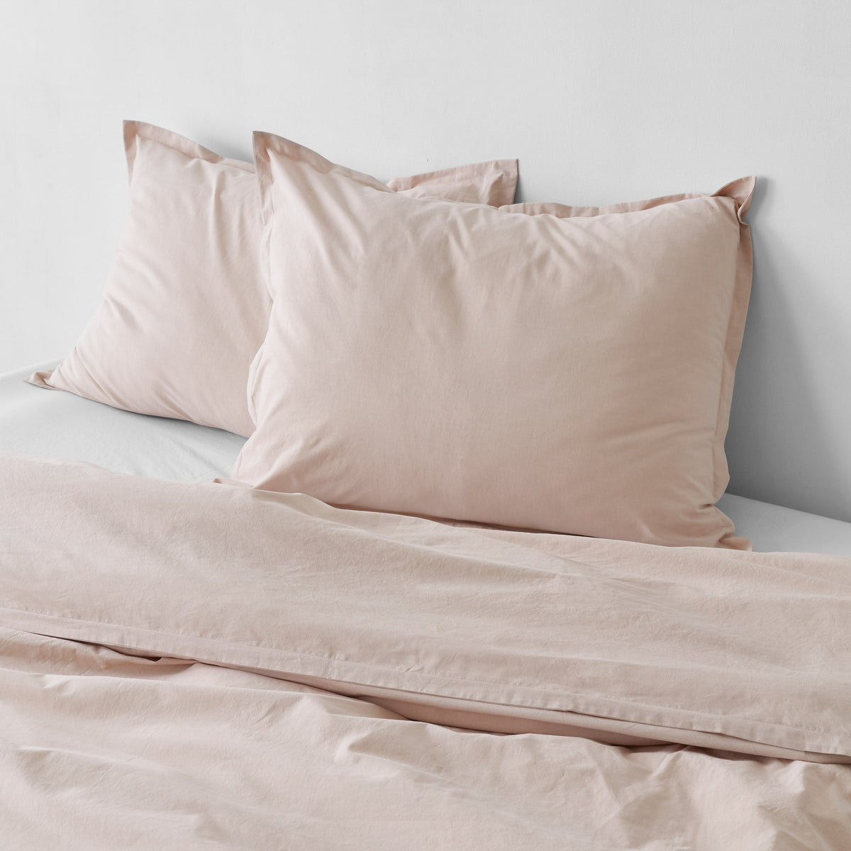 Stonewashed Organic Cotton Percale Shams - Image 16