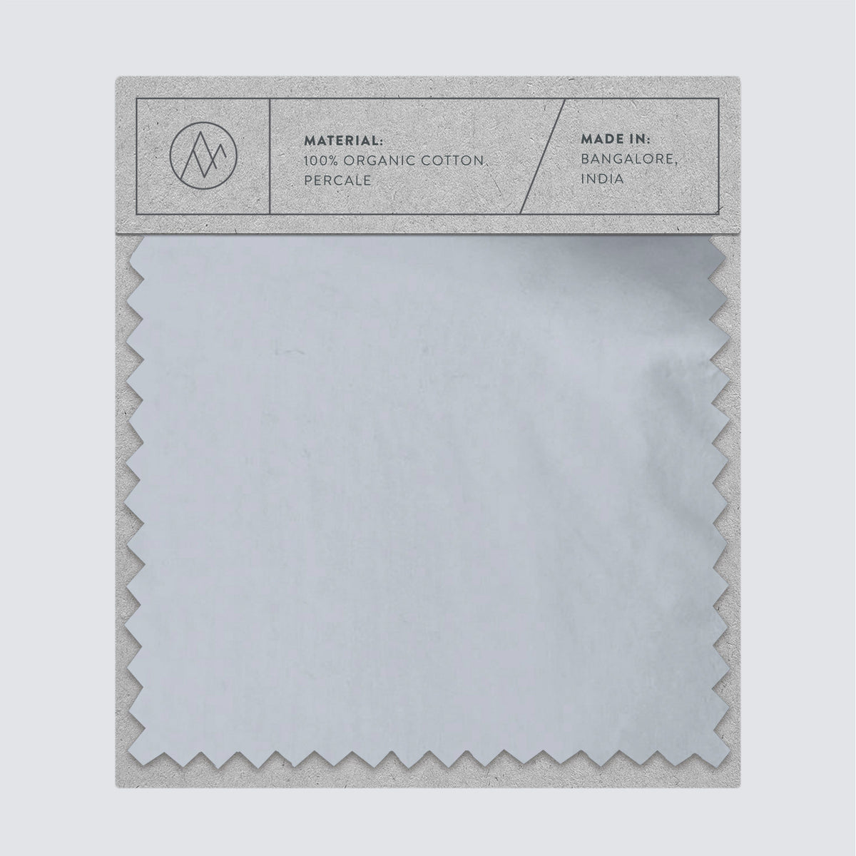 Stonewashed Organic Cotton Percale Swatches - French Blue