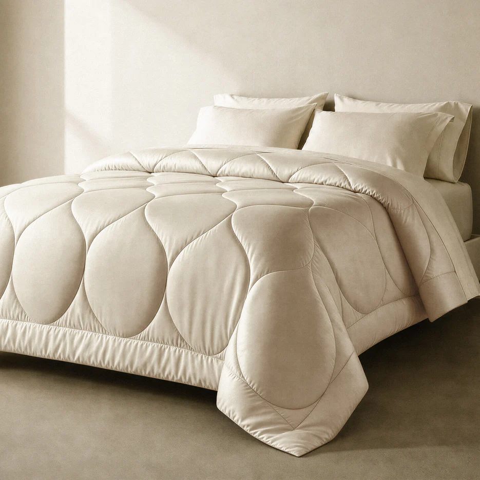 Fluffy comfort without the heat. - Strata