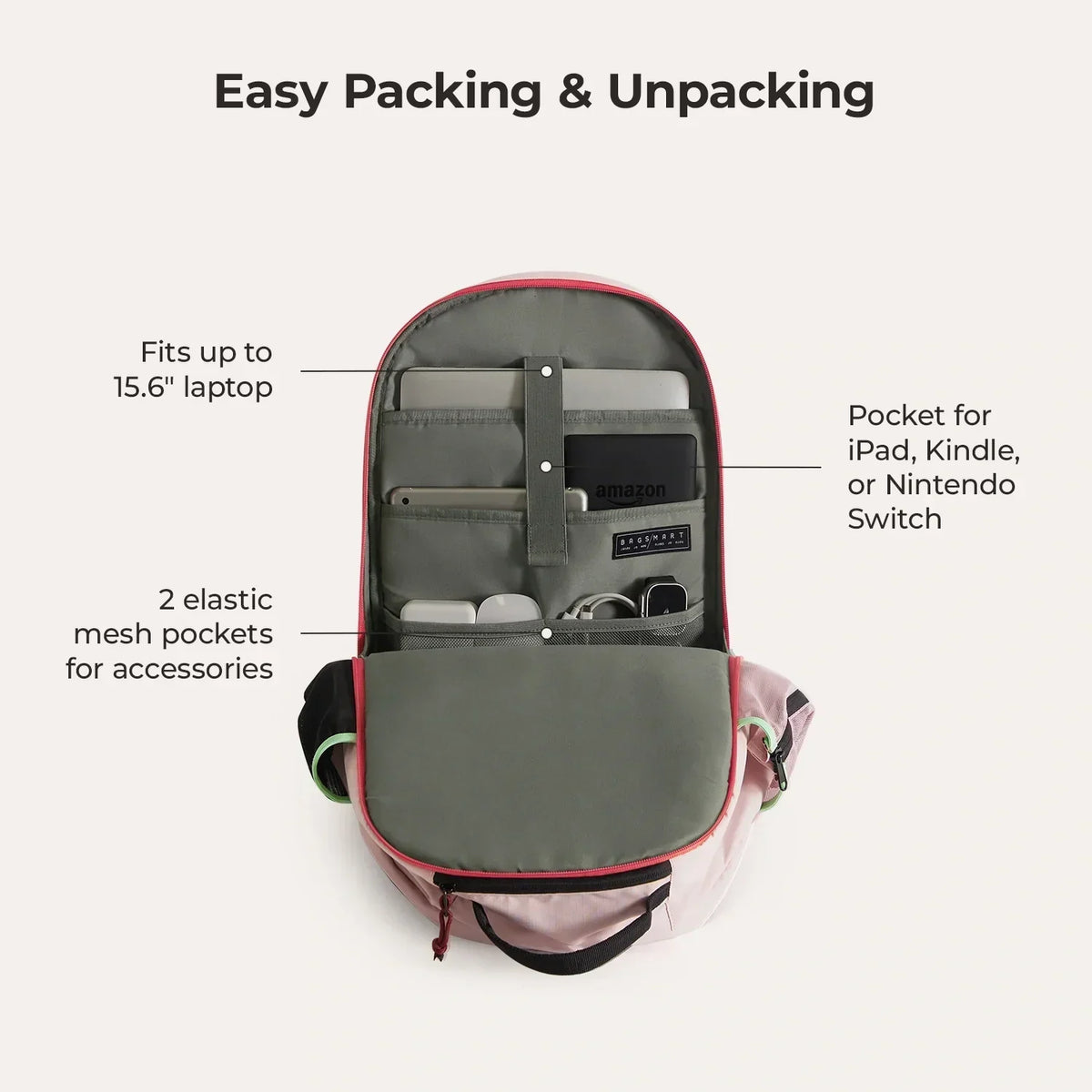 Focus 15.6" Laptop Backpack - Image 4