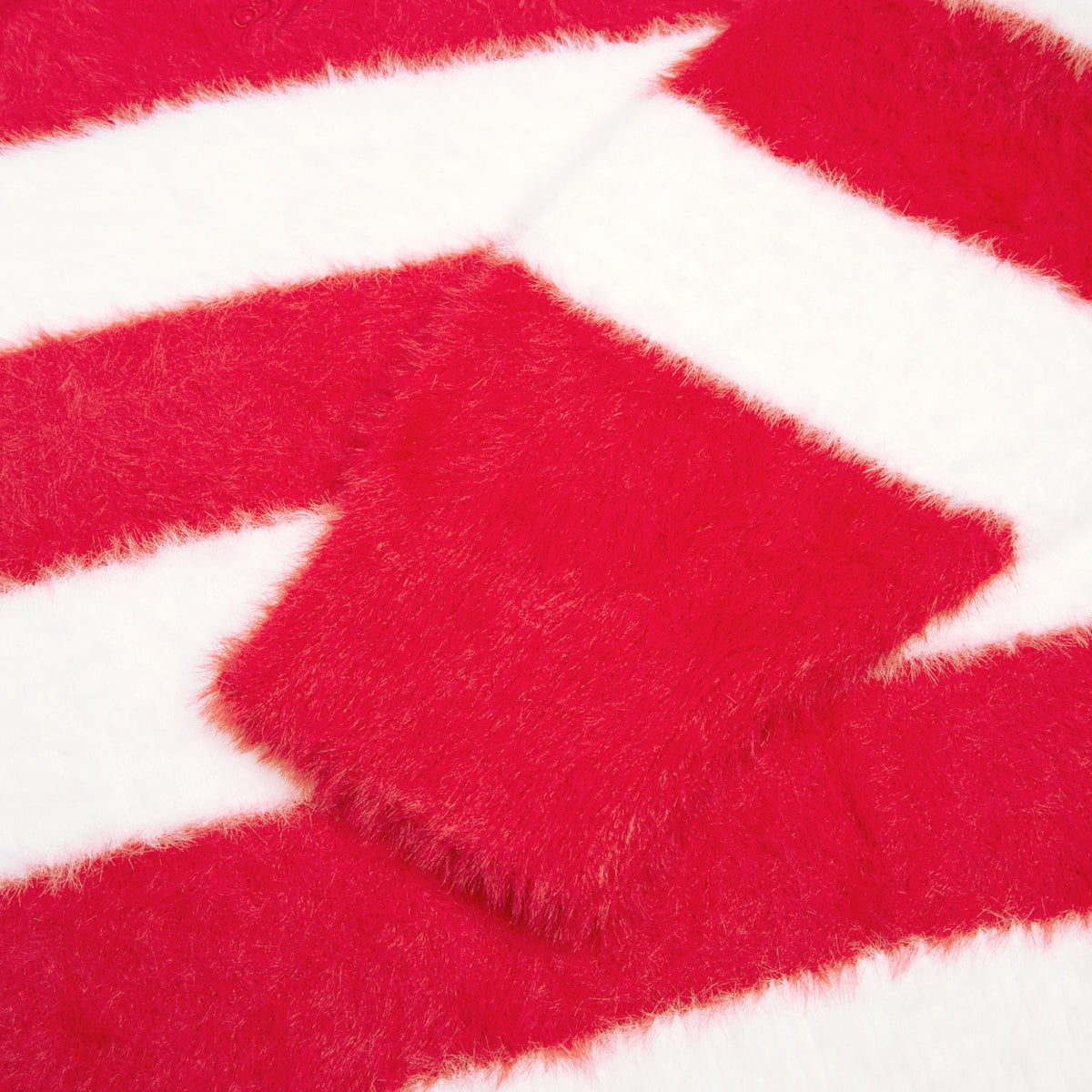 3.Paradis Fluffy Knit LS Polo (Redwhite) - Image 5