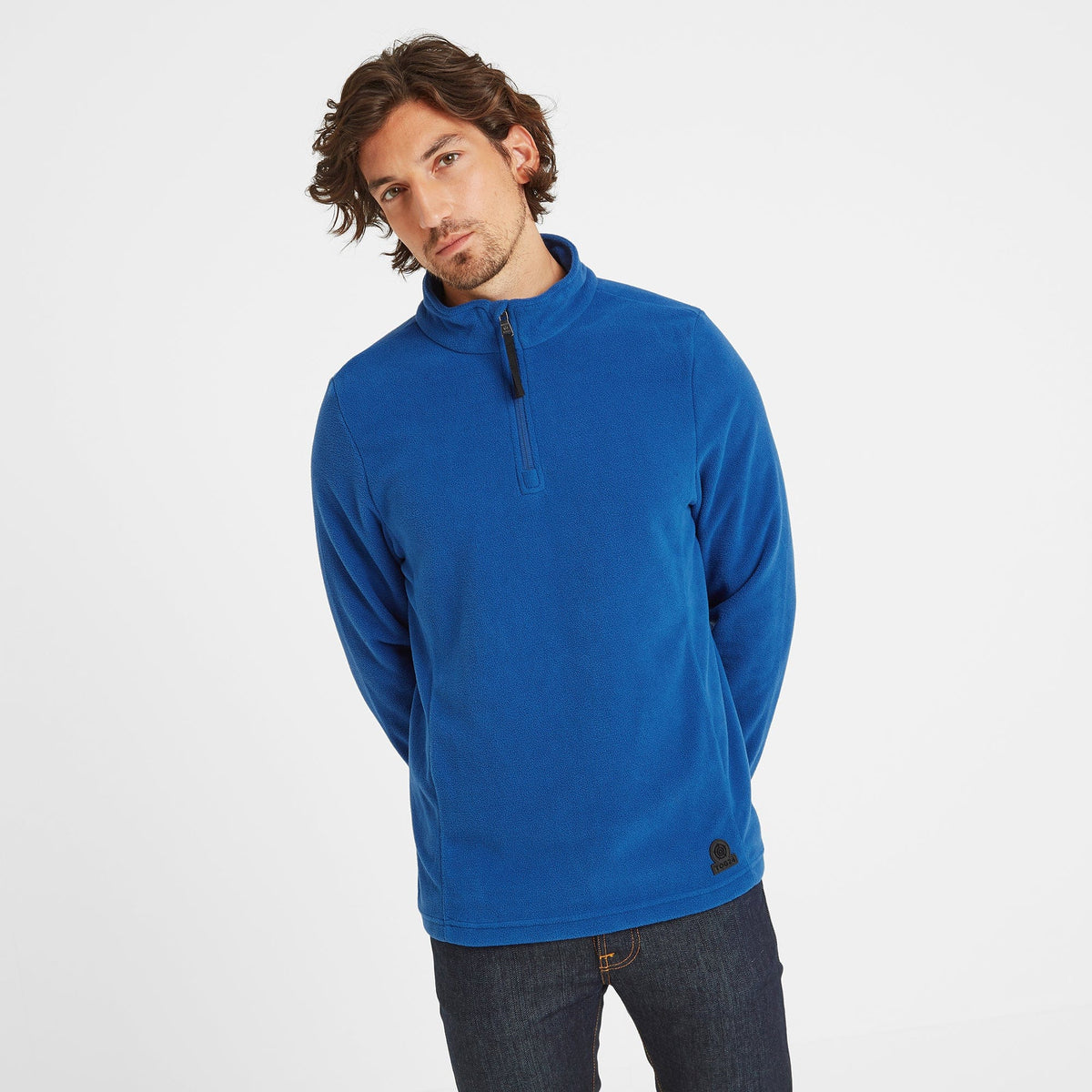 Treeton Mens Fleece Zipneck - Royal Blue