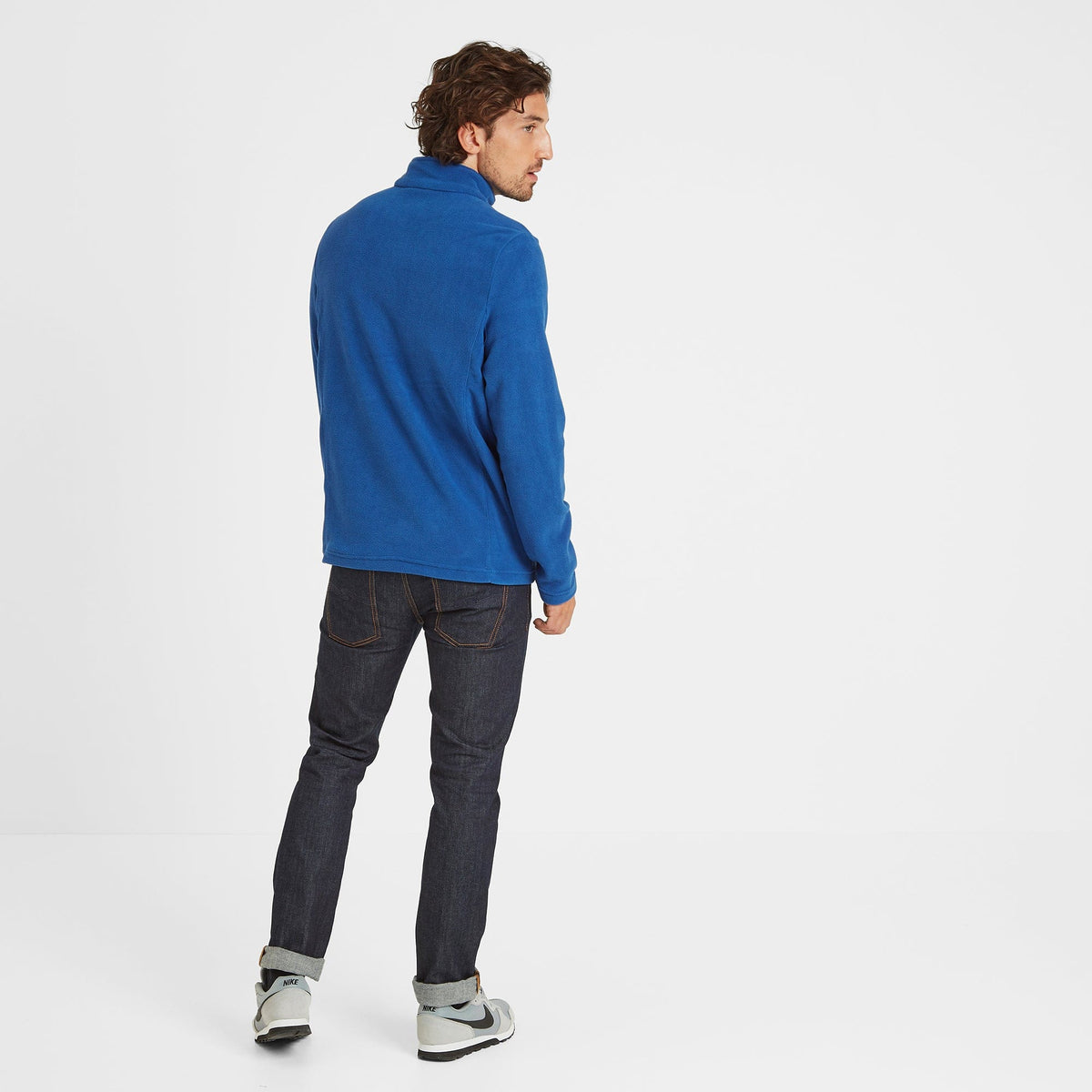 Treeton Mens Fleece Zipneck - Royal Blue - Image 2