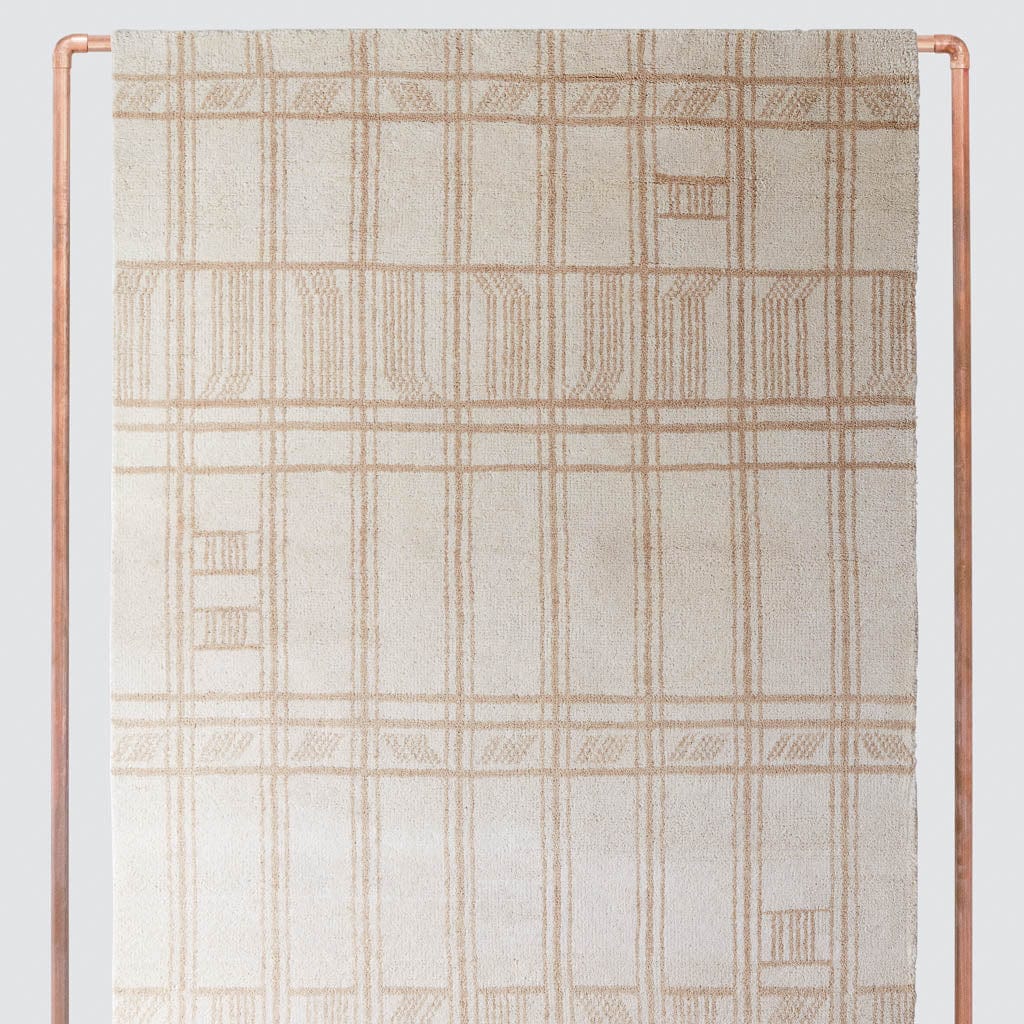 Tiya Hand-Knotted Area Rug - Sand