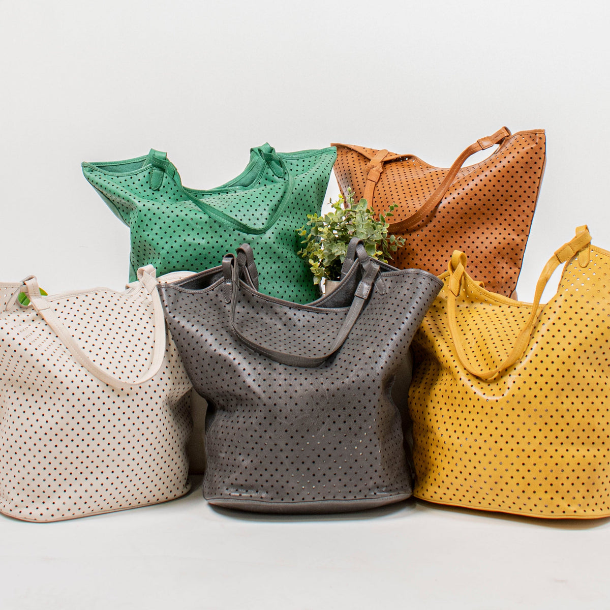 Tour Leather Tote Bag - Image 15
