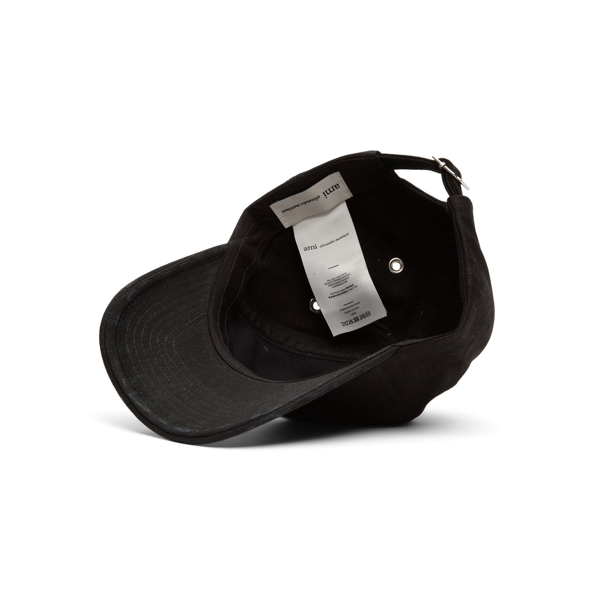 AMI Paris AMI De Couer Felt Cap (Noir) - Image 5