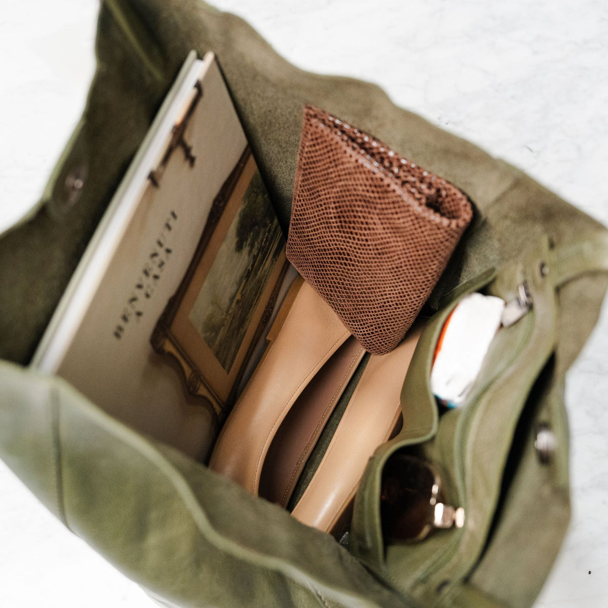 Dolce Leather Tote Bag - Image 12