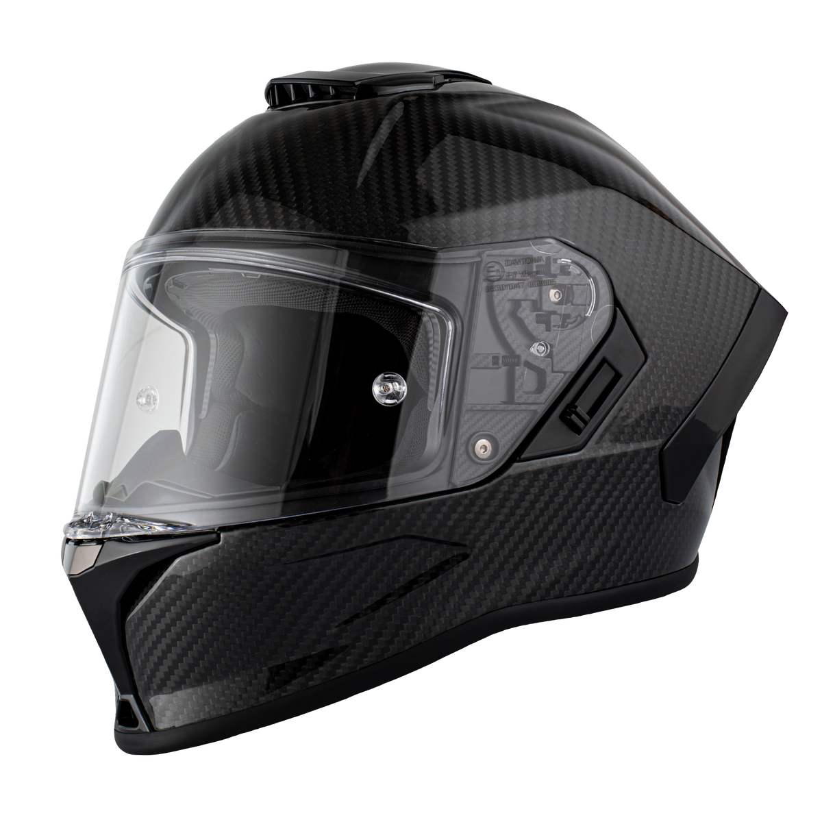 D.O.T. & ECE Daytona Viper- Grey Carbon Fiber