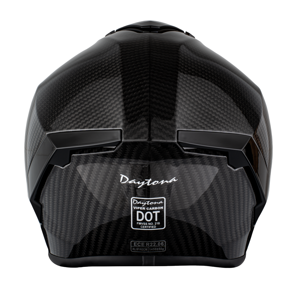 D.O.T. & ECE Daytona Viper- Grey Carbon Fiber