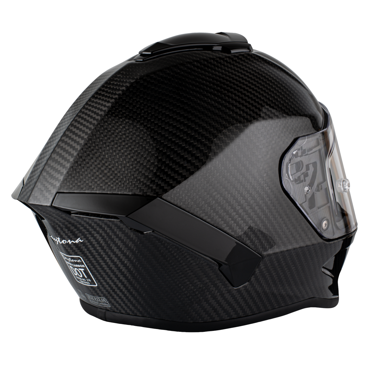 D.O.T. & ECE Daytona Viper- Grey Carbon Fiber