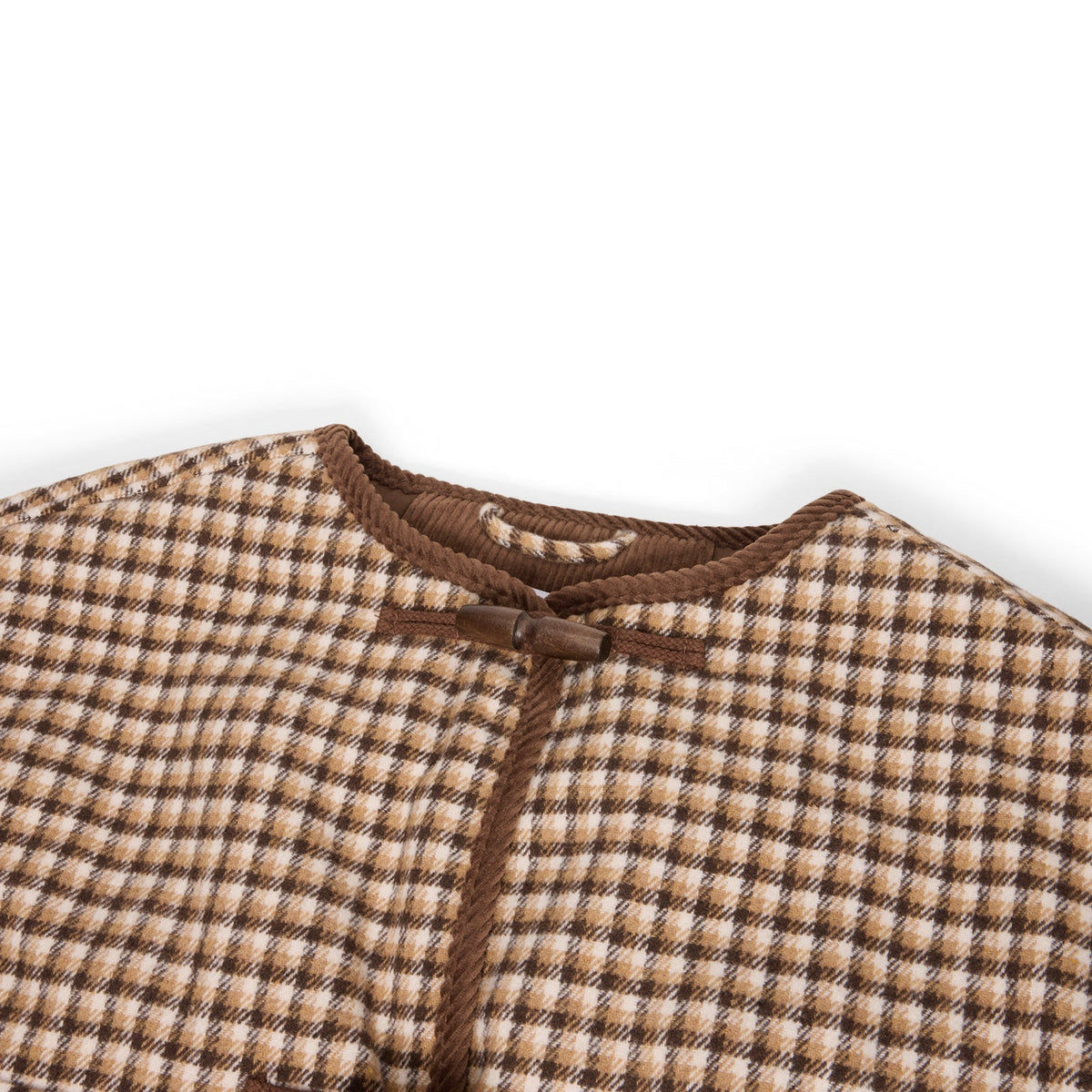 House of Sunny Retro Blanket Jacket (Blonde Multi) - Image 3