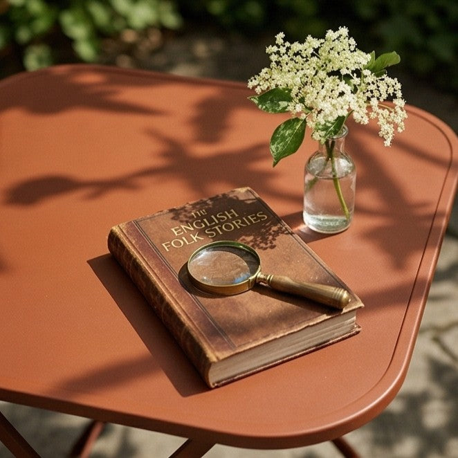 Venice 2 Seater Folding Bistro Set in Cayenne Orange - Image 7