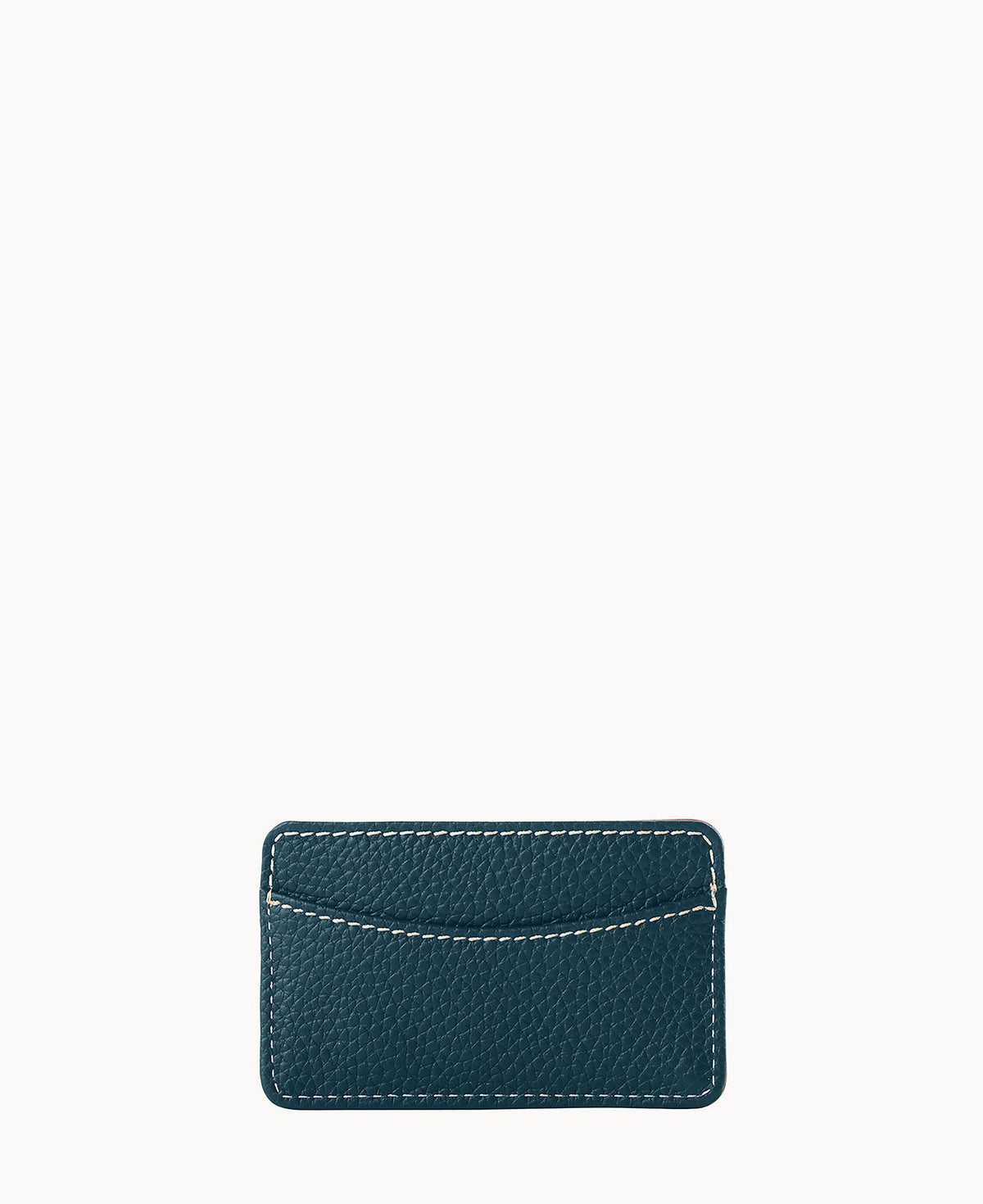 Pebble Grain Business Card Case - Teal