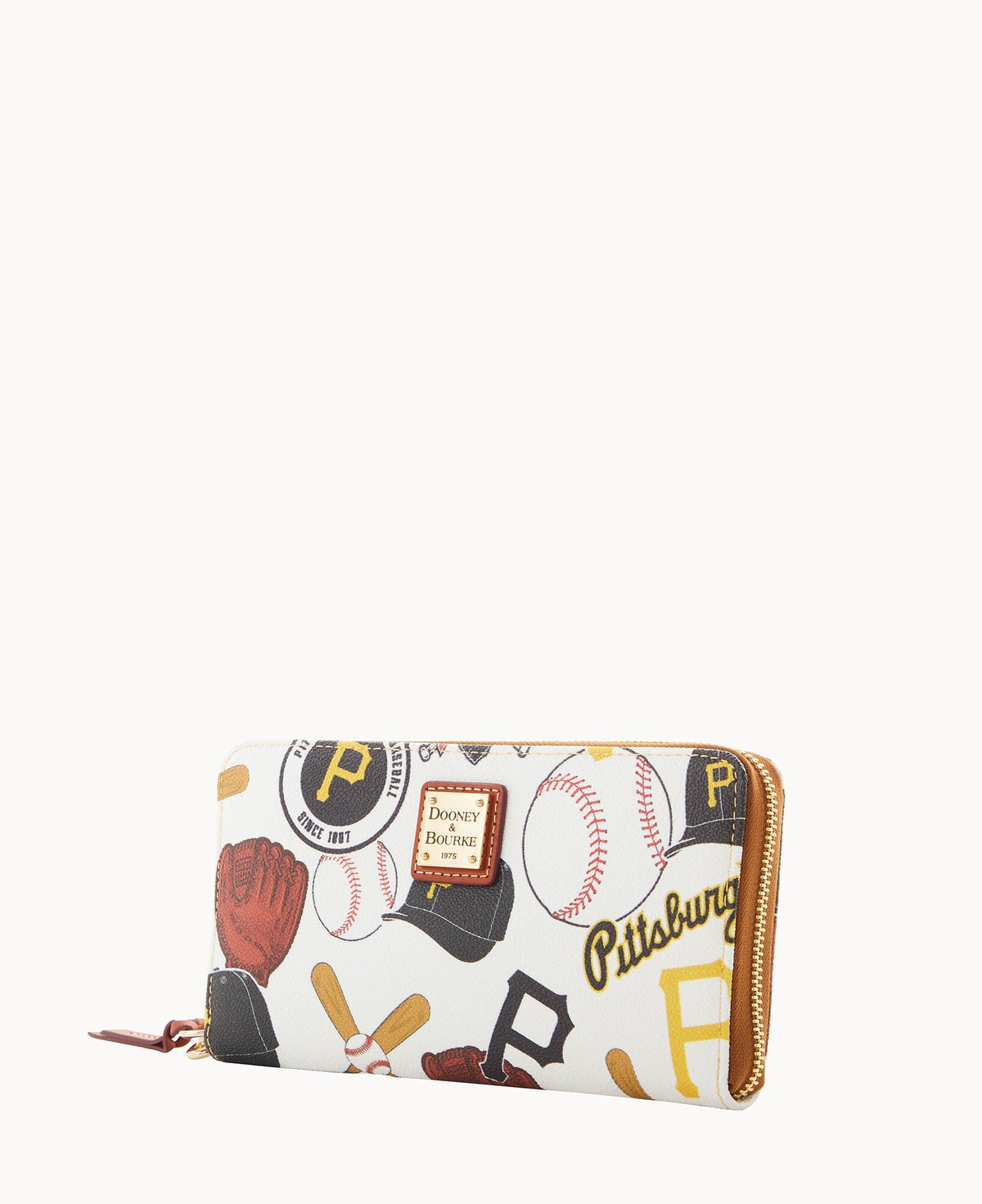 MLB Pirates Large Zip Around Wristlet - Image 2