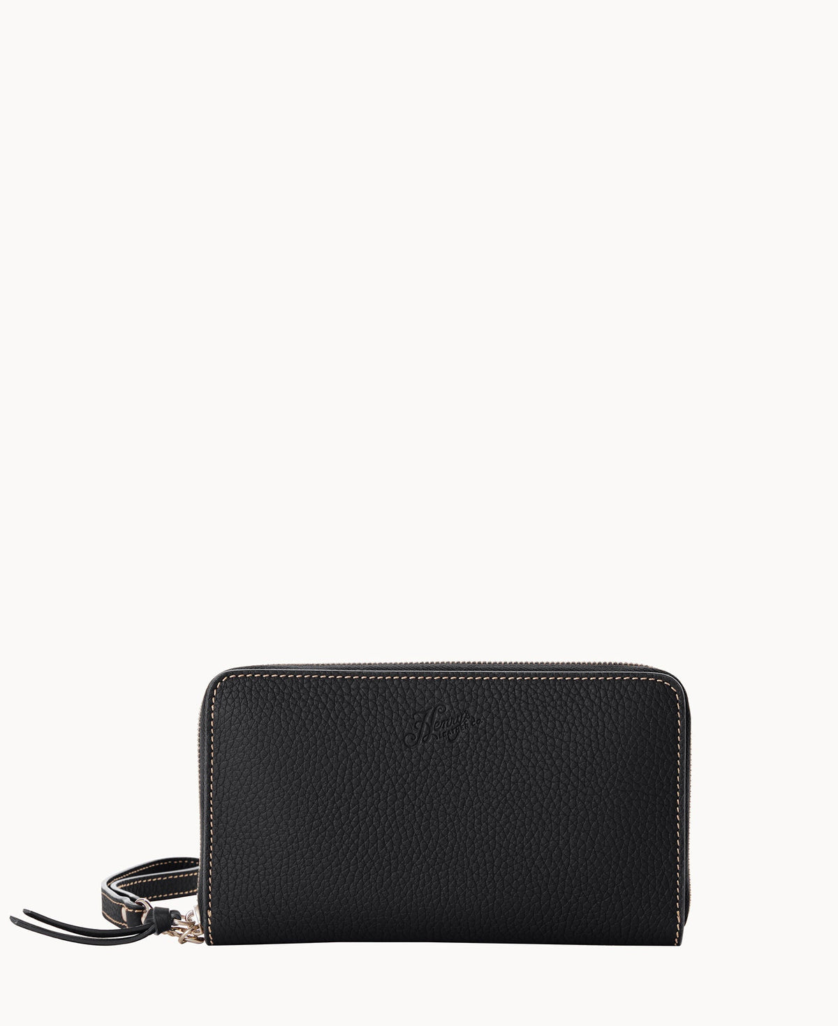 Henrys Large Zip Around Wristlet - Black