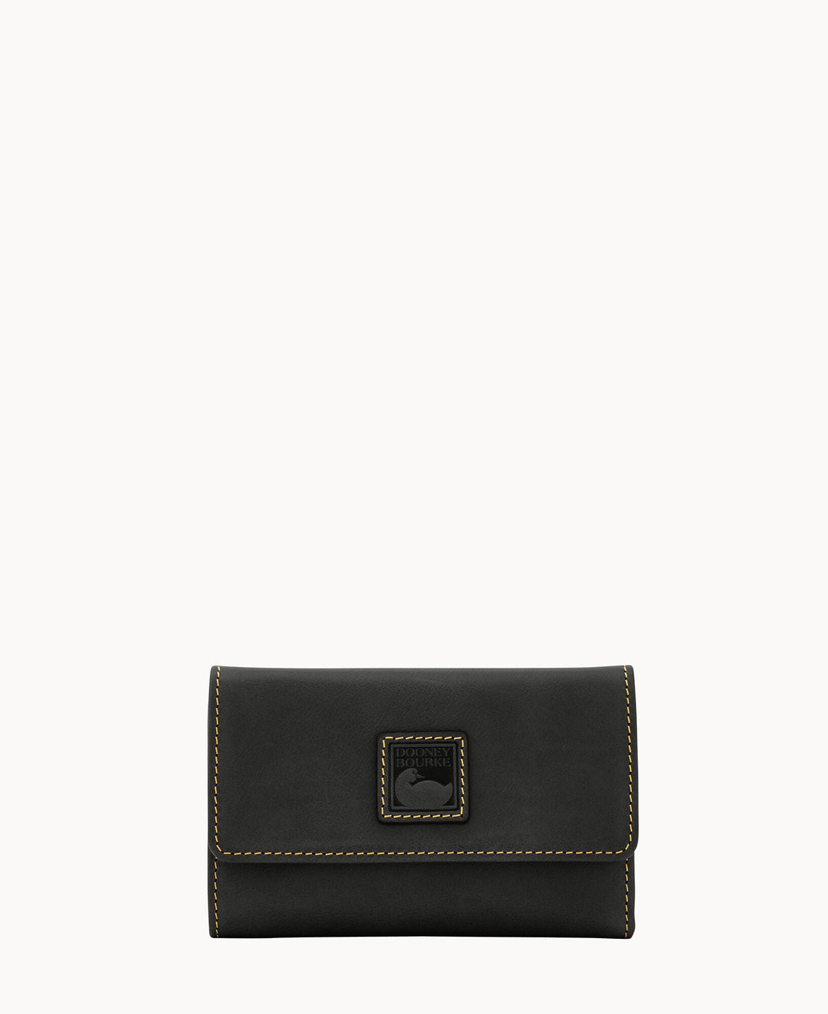Florentine Flap Wallet - Black Black