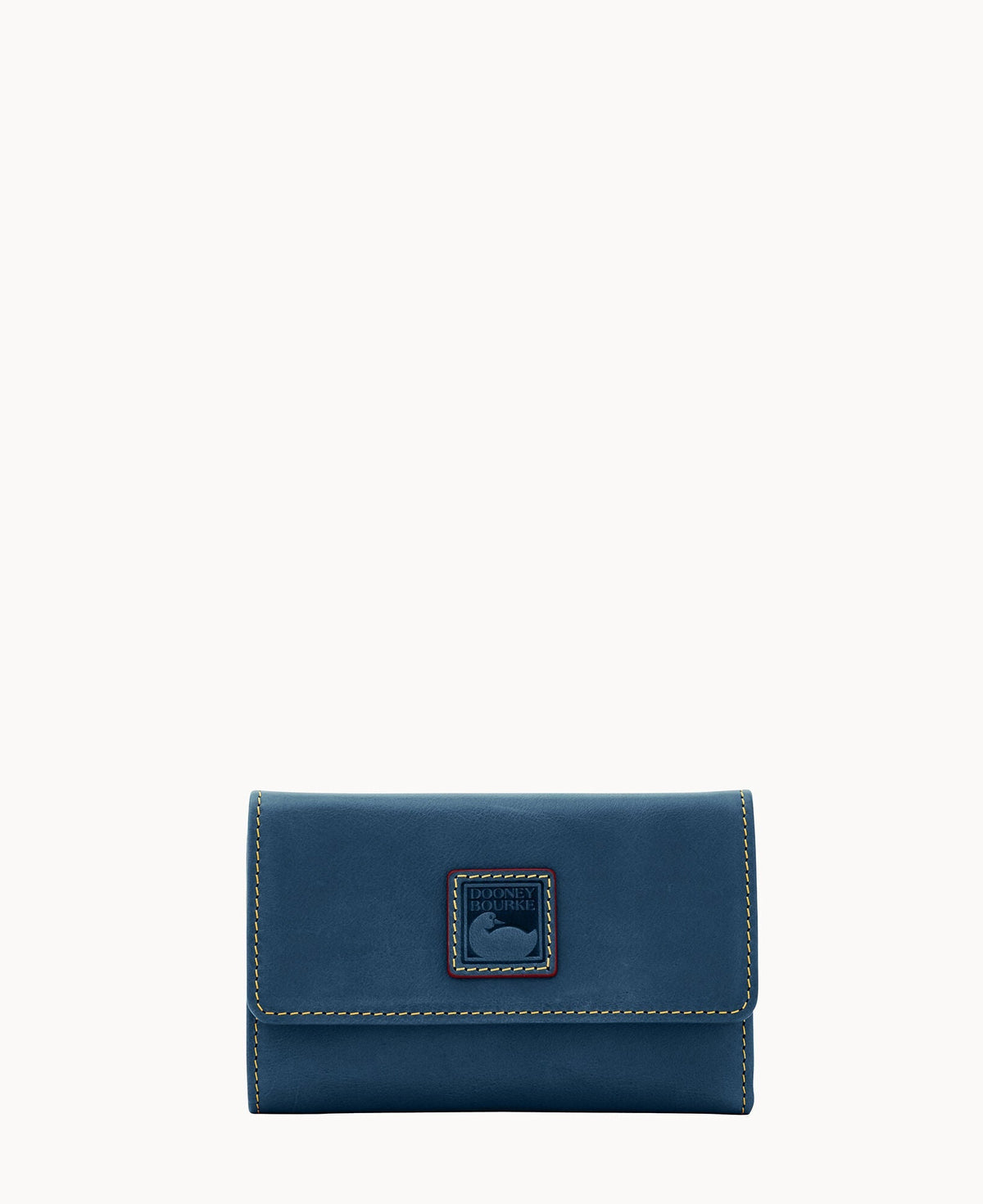 Florentine Flap Wallet - Denim
