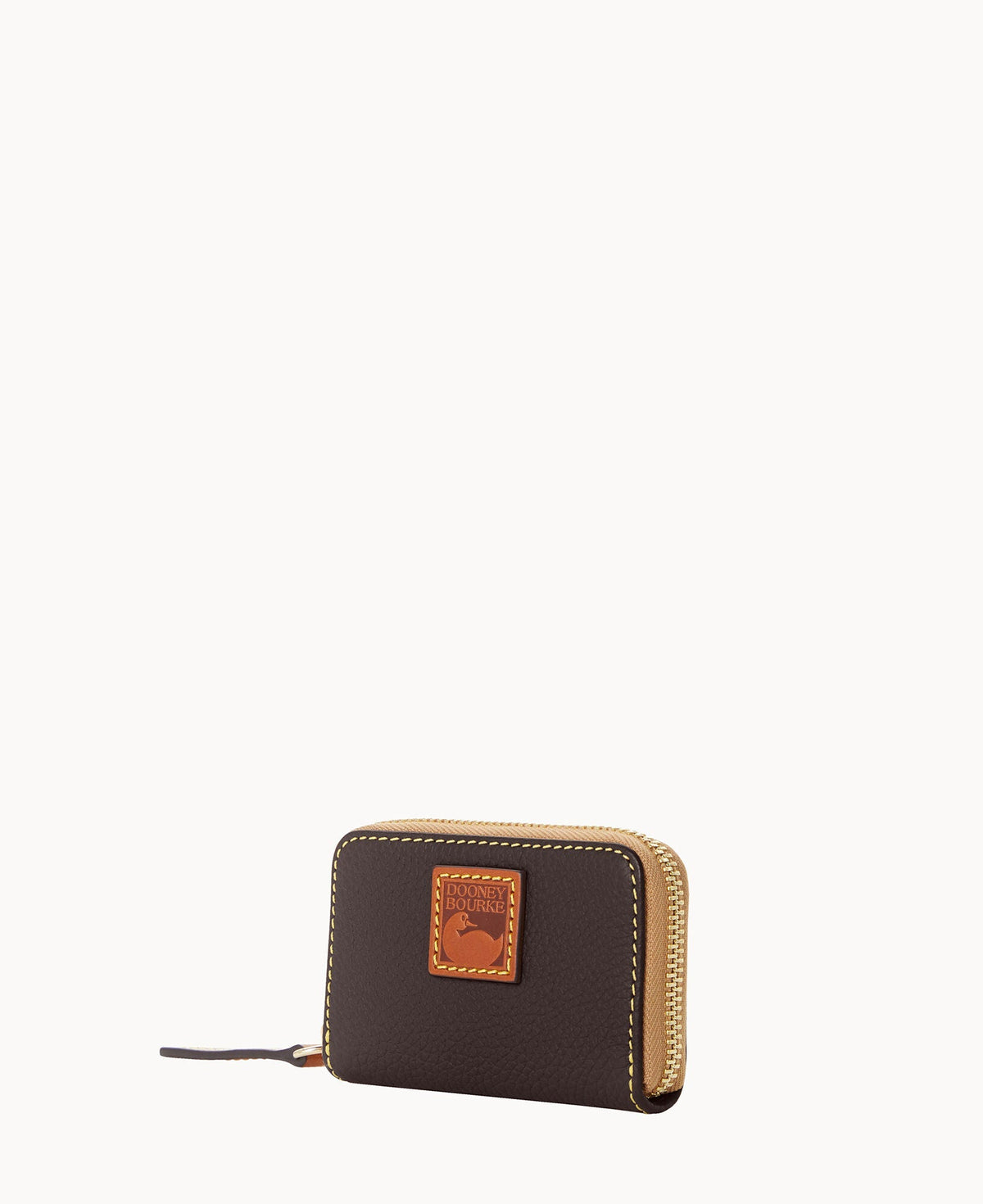 Pebble Grain Zip Around Credit Card Case - Image 5