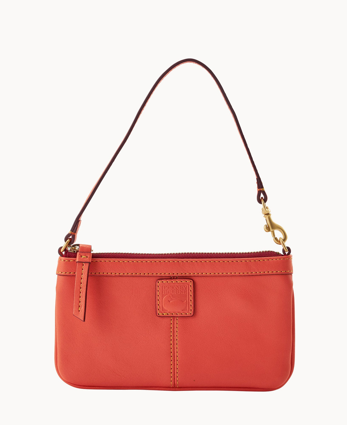 Florentine Large Slim Wristlet - Salmon