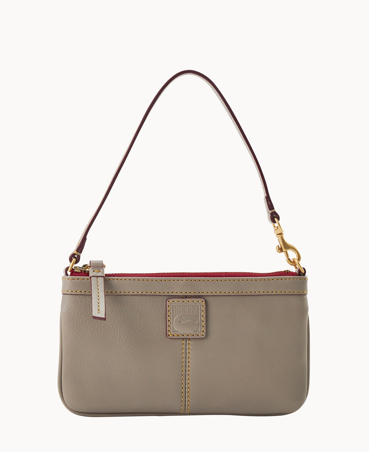 Florentine Large Slim Wristlet - Light Taupe