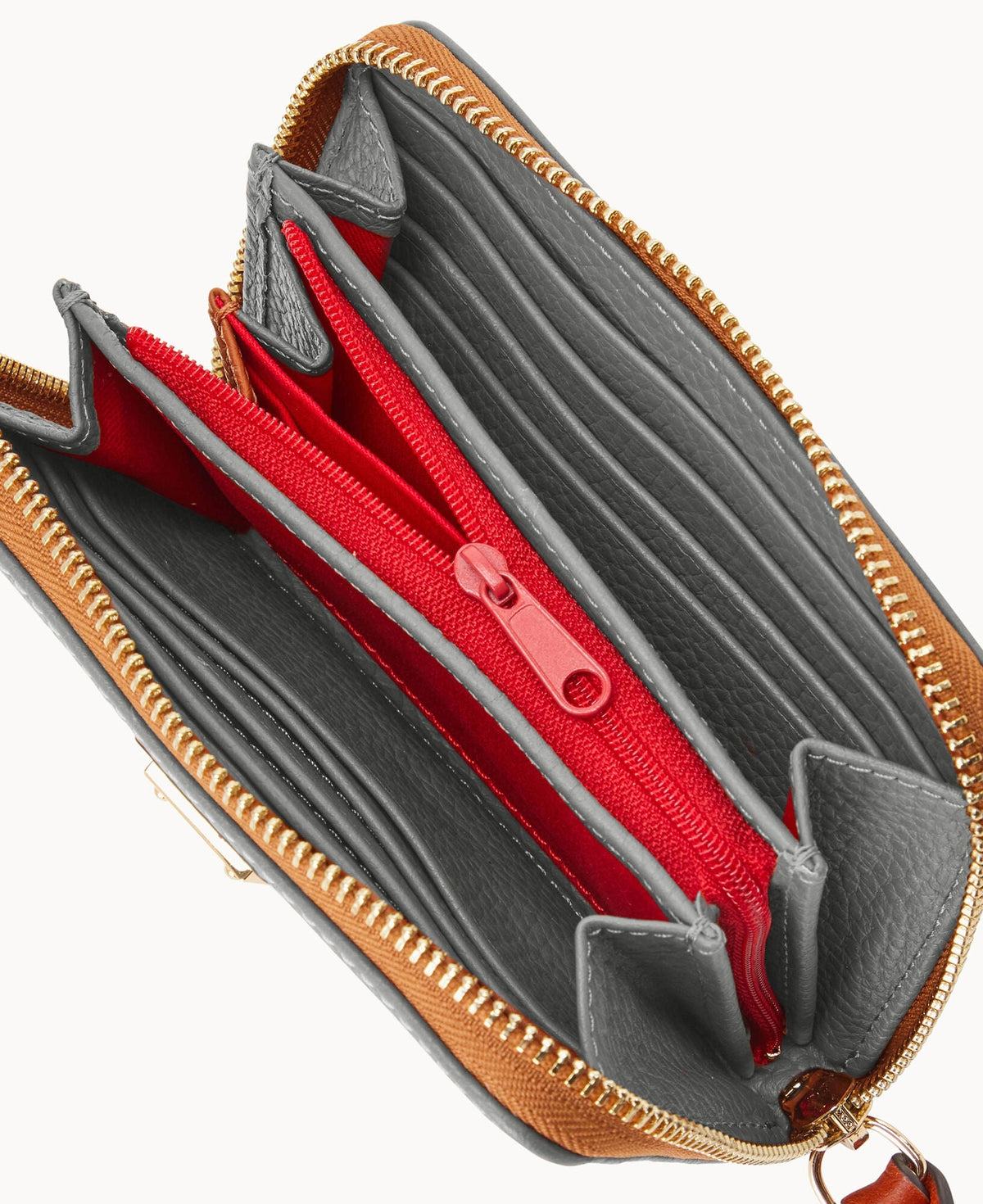 Pebble Grain Medium Zip Around Wallet - Image 57
