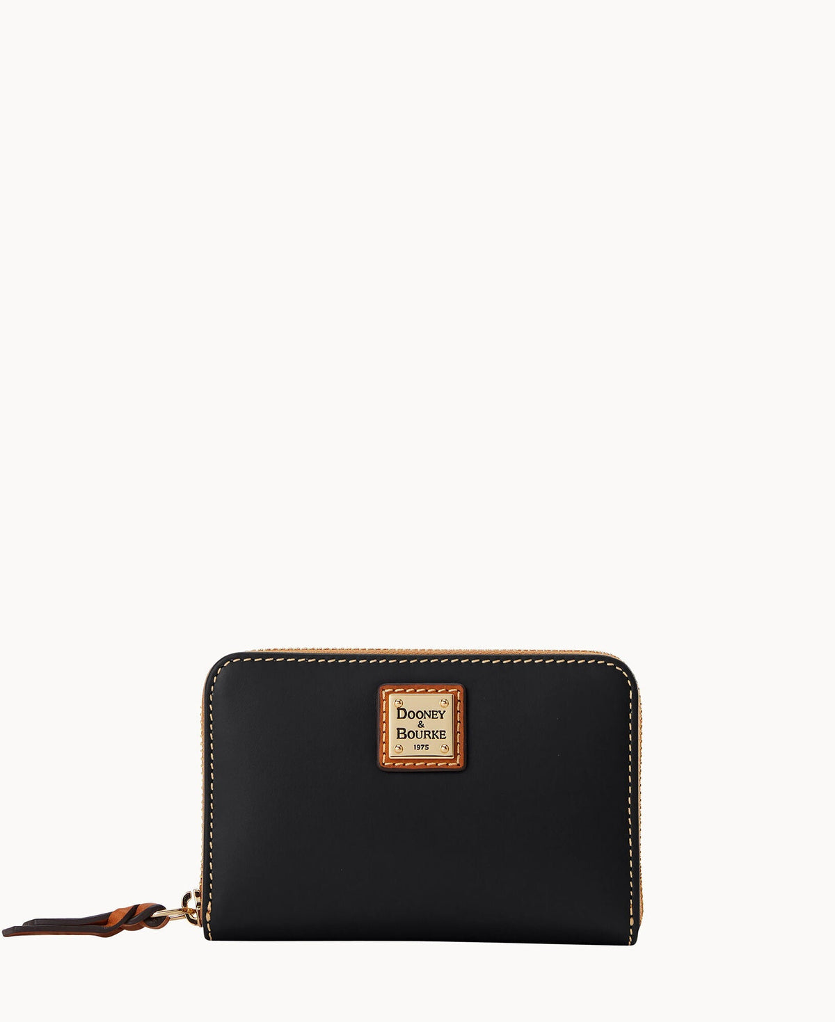 Wexford Leather Medium Zip Around Wallet - Black