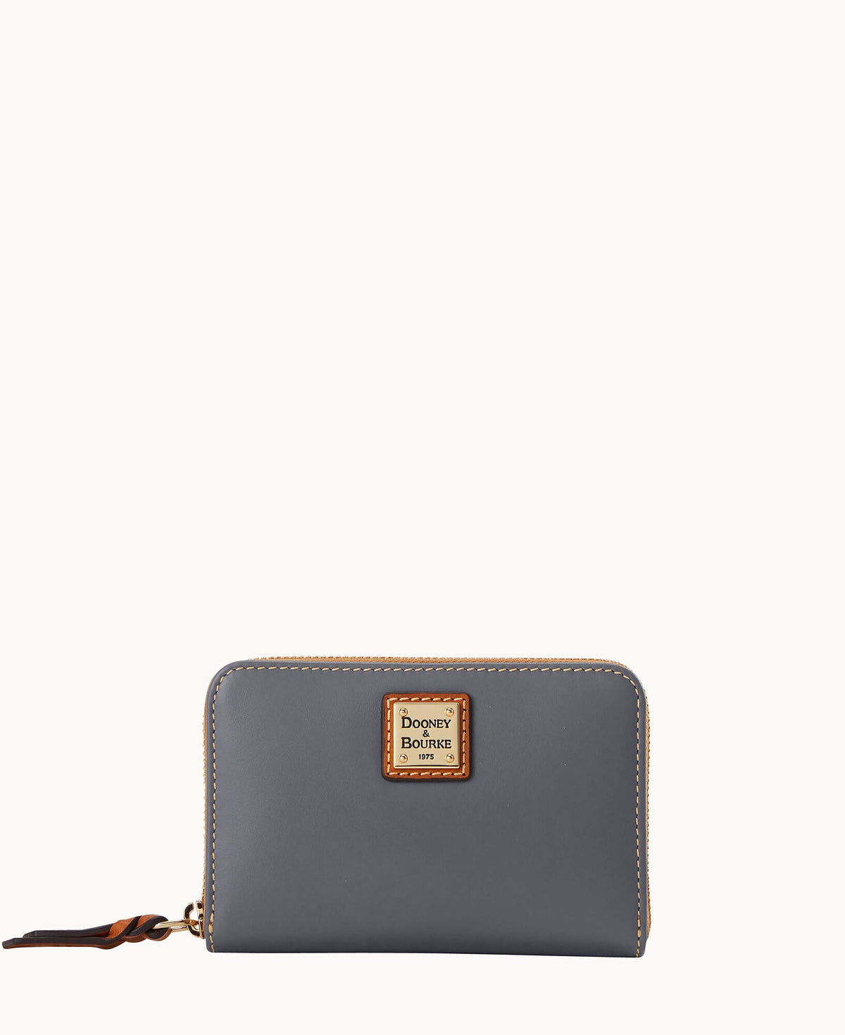 Wexford Leather Medium Zip Around Wallet - Slate