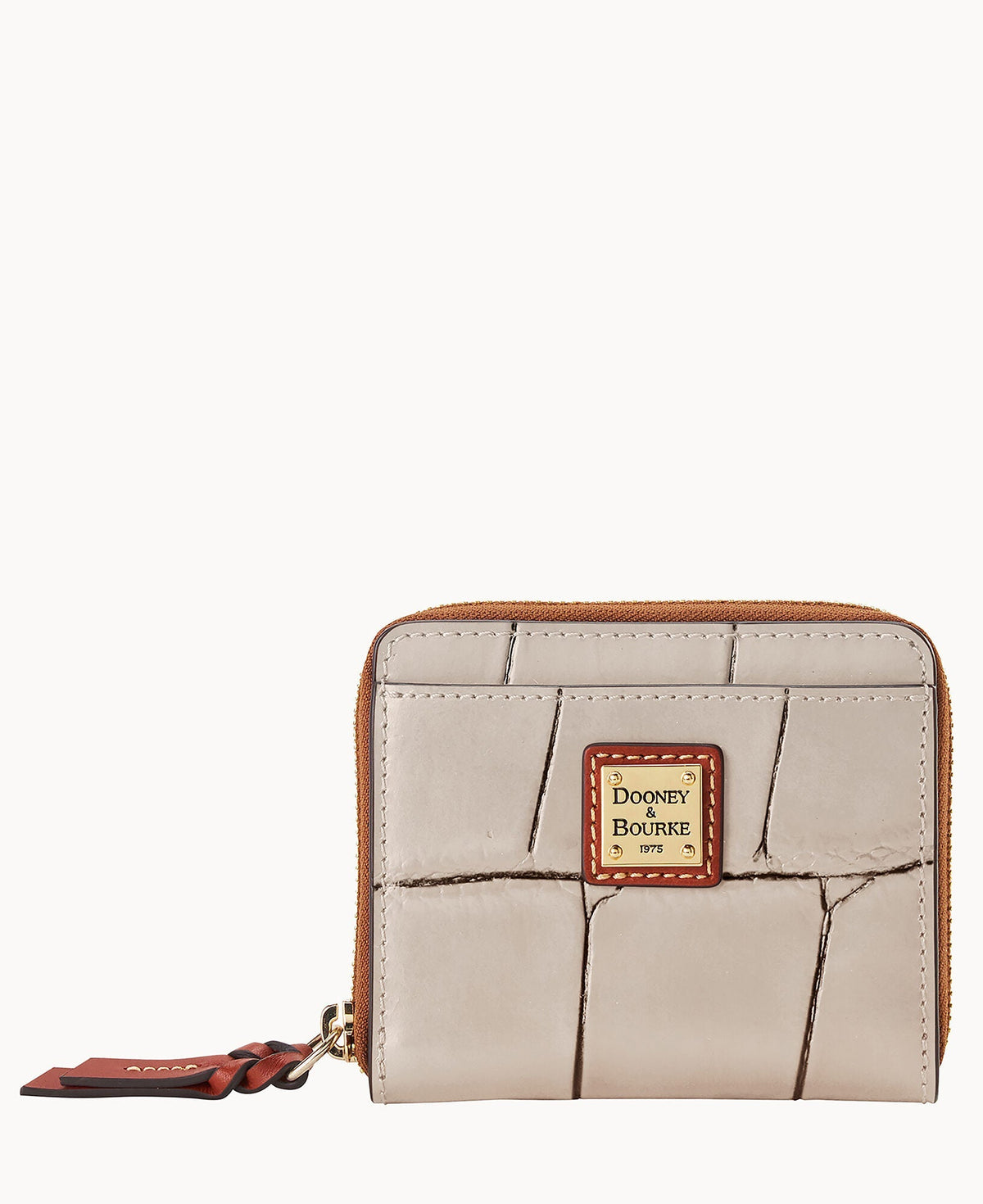 Denison Small Zip Around Wallet - Taupe